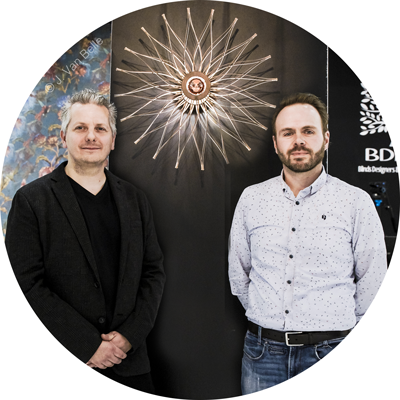Yves Dejardin et Marc Dethier, administrateurs de  Art Maker